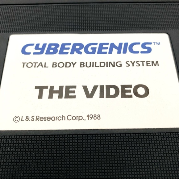 1988 CYBERGENICS Total Body Building System The Video VINTAGE VHS Tape - Picture 2 of 3